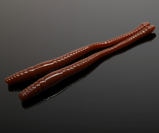 Libra Lures Dying Worm 80mm 038 Brown Sýr 12ks