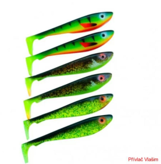 Svartzonker McRubber Shad 9cm 6Pack Color