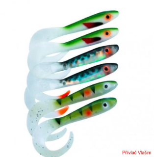 Svartzonker McRubber Tail 11cm 6Pack Mix UV