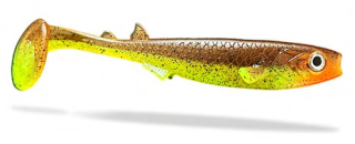 FishingGhost RenkyShad V2 15cm Choco Chartreuse