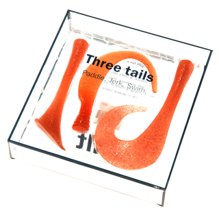 Zalt Tails Oranage Silver Flake 3ks
