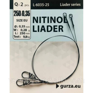 Gurza Nitinol 0,45mm 25cm 18,5kg 2ks